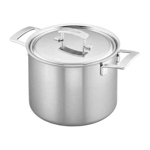 Demeyere Industry 5-Ply 8-qt Stainless Steel Stock Pot - Stainless Steel