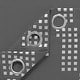 preview thumbnail 29 of 62, Room Darkening Silver Foil Pattern Grommet Curtains 2 Panels