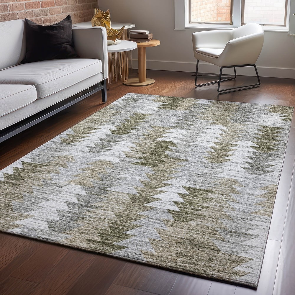 Premium Washable Super Soft Modern Global Mayfield Rug