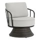 preview thumbnail 23 of 23, Spruce & Spring Patio Fruniture Outdoor Swivel Chair and Side Table