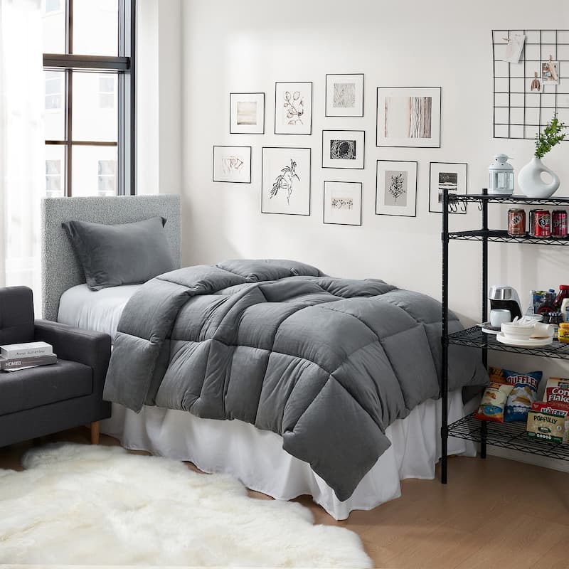 Fatter than Fat® - Coma Inducer® Oversized Comforter Set - Quiet Shade Gray - Twin XL - 2 Piece