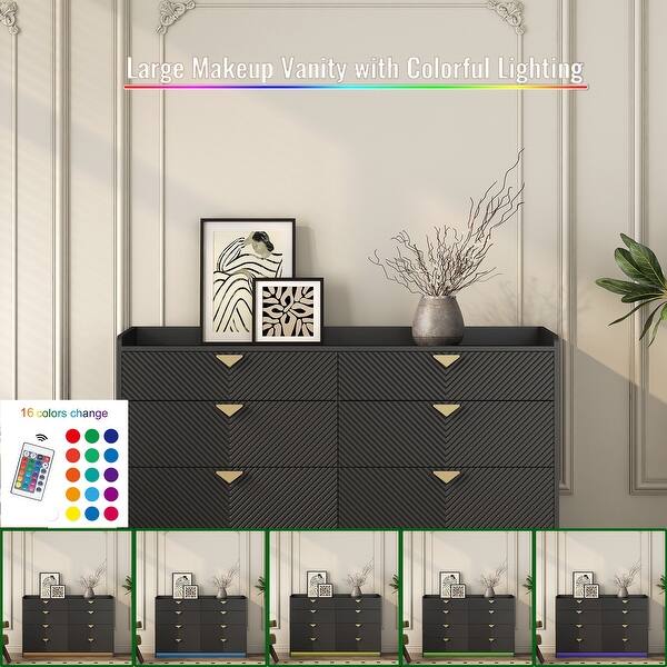 wedding dresses with black accents Mid-Century Fluted 3-Drawer Dressers Black Oak (Set of 2)