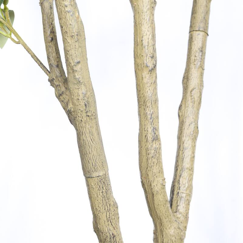 6" Artificial Olive Tree in Plastic Black Pot, 1pc/set