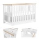 preview thumbnail 1 of 4, Dream On Me Orion 5 in 1 Convertible Crib with Changer - Vintage White Oak