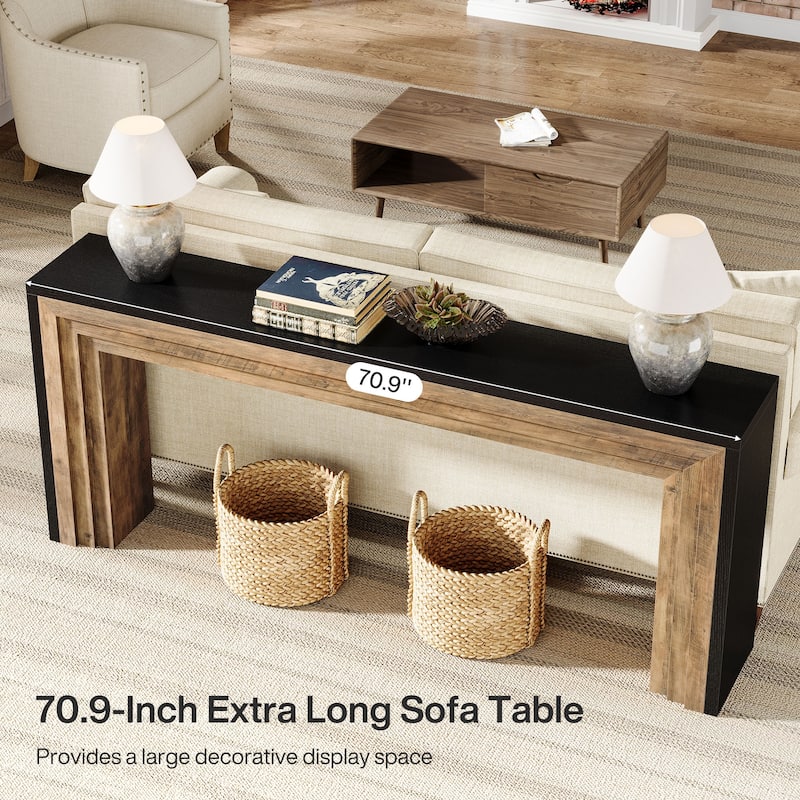 70.9 Inches Long Farmhouse Console Table for Entryway Hallway