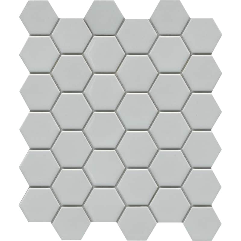 Emser Tile Influence - 11" x 13" Hexagon Geometric Mosaic Wall Tile -