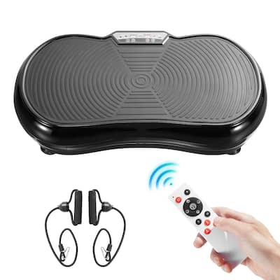 3D Vibration Plate Exercise Machine 99 Speed Levels, Full-Body Workout Platform with Foot Acupressure - 26.38 x 15.75 x 5.51 in