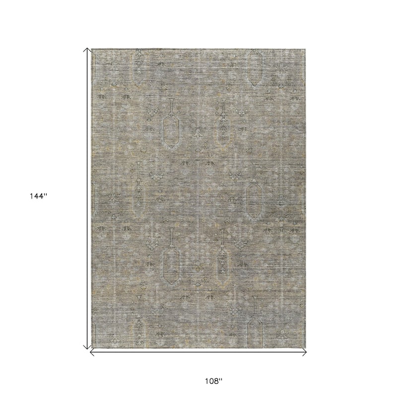 HomeRoots Southwestern Transitional Rectangle Outdoor Rug