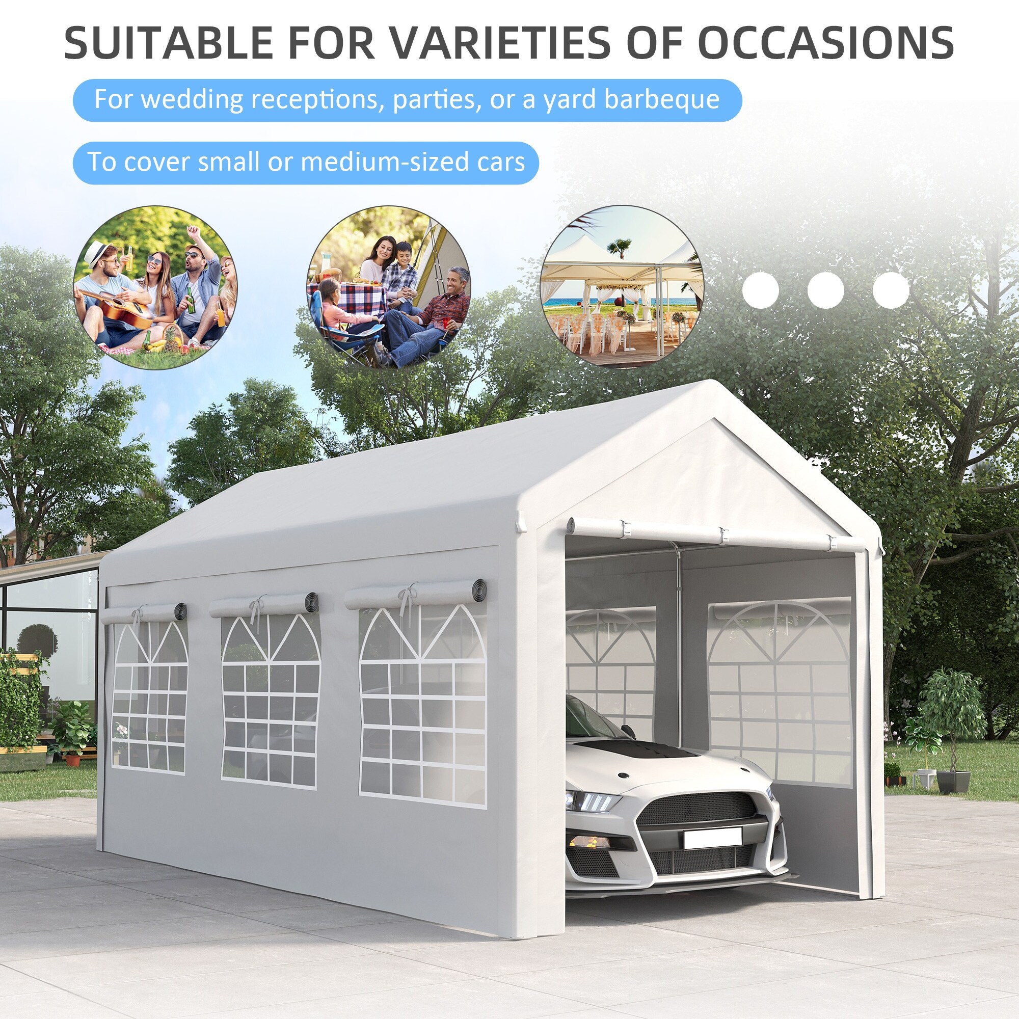 Garage canopy tent store