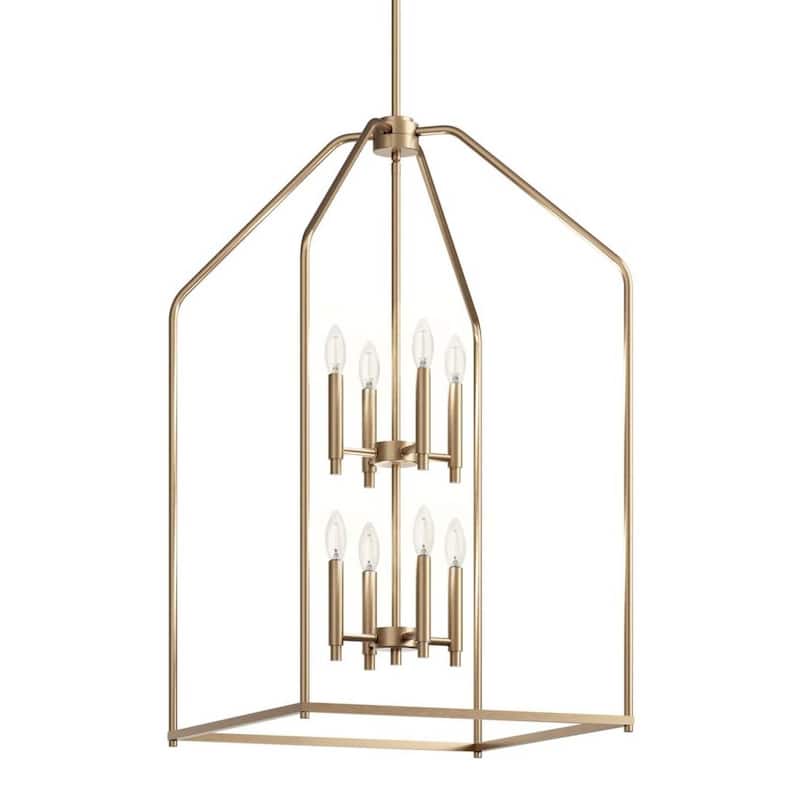 Kichler 52723 Madden 8 Light 20" Wide Taper Candle Pendant - Champagne Bronze