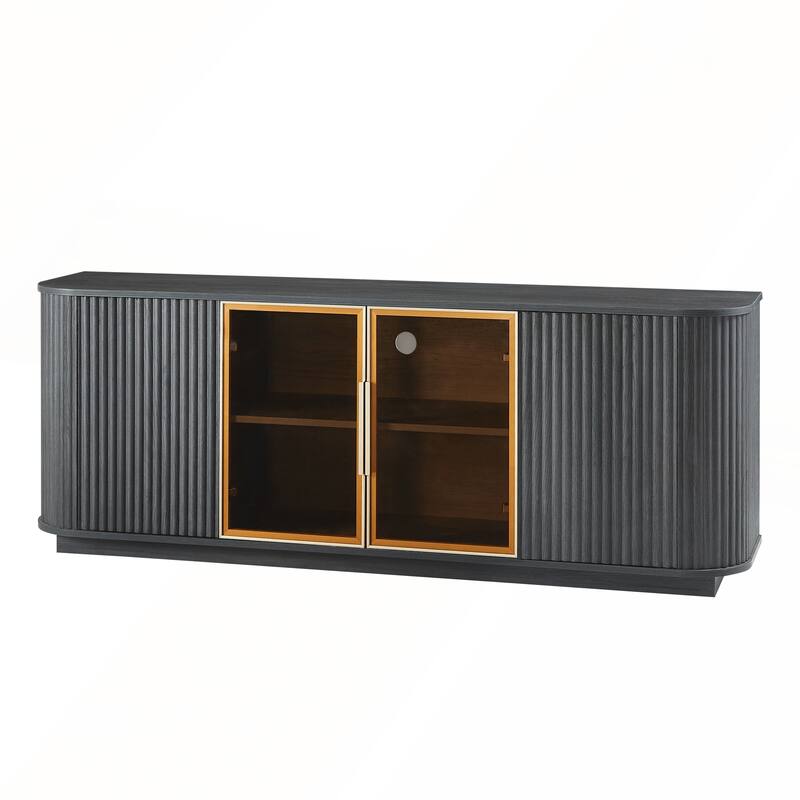 64-Inch Wavy TV Cabinet