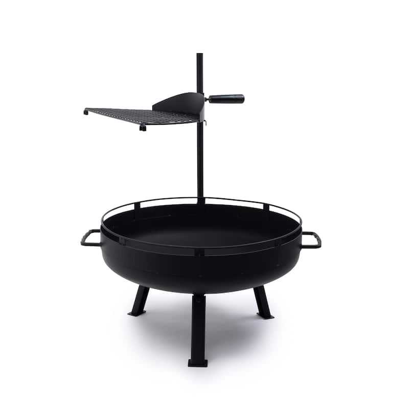 Barebones Cowboy Fire Pit Grill
