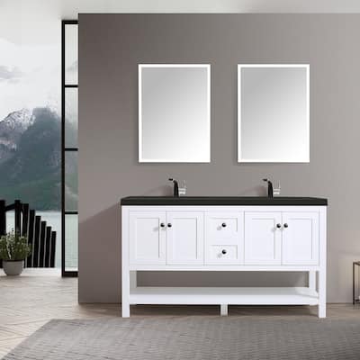 Winslow 60" Double Bathroom Vanity Set