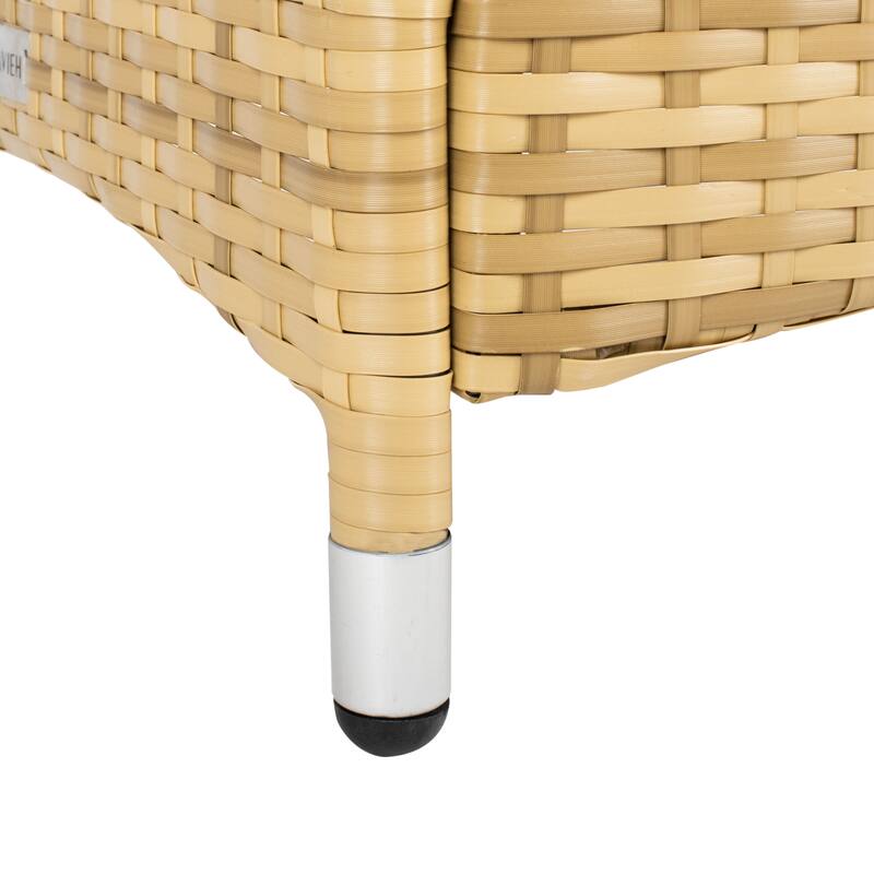 SAFAVIEH Outdoor Tamya 4-Piece Patio Conversation Set - 41W x 31D x 23H