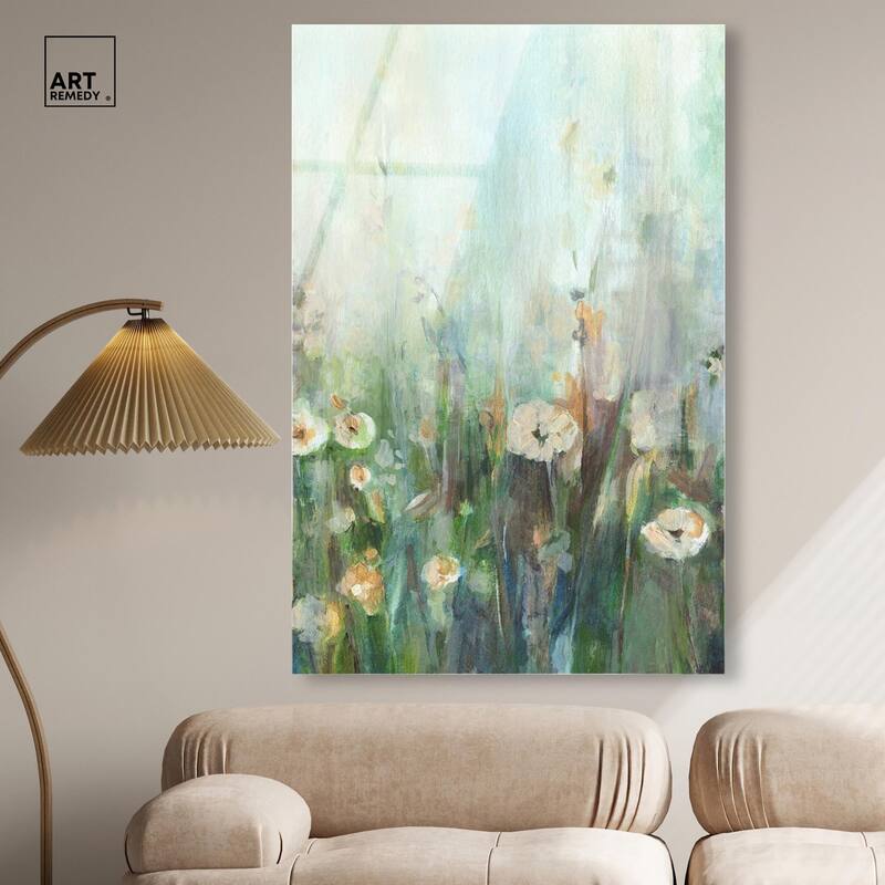 Harmony Green II Acrylic by Art Remedy, Ready to Hang