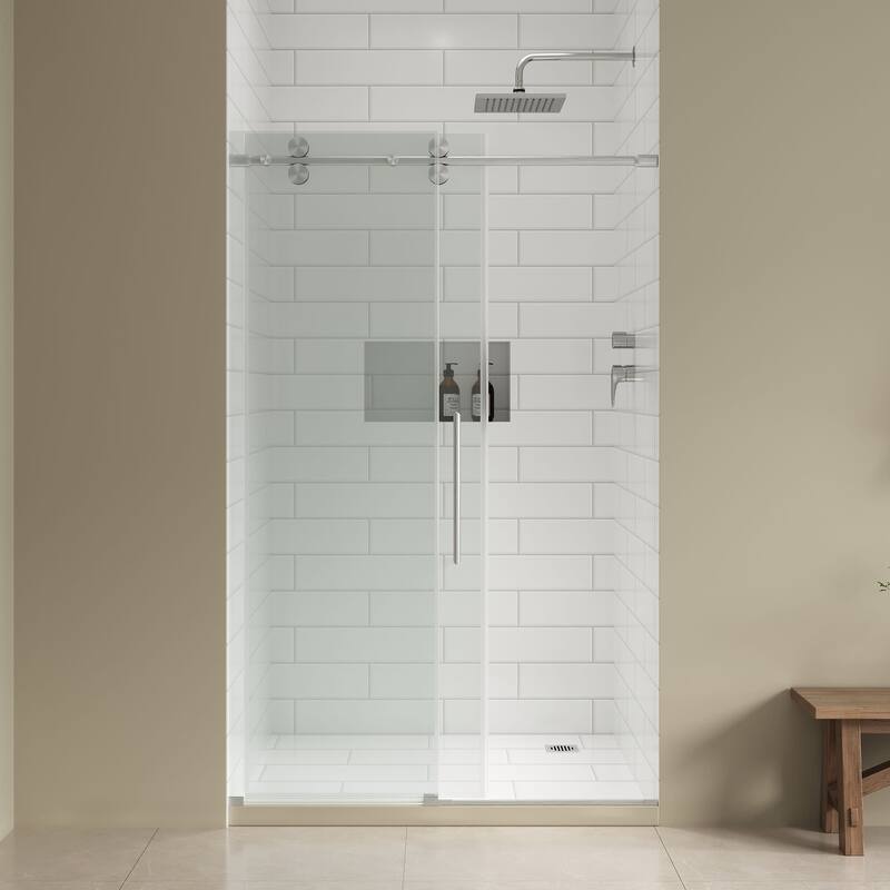 Ove Decors 15SGP-ORLA48 Reva 74" High x 48" Wide Sliding Frameless