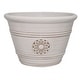 preview thumbnail 1 of 10, Southern Patio Modesto Handcrafted Composite Planter Ivory