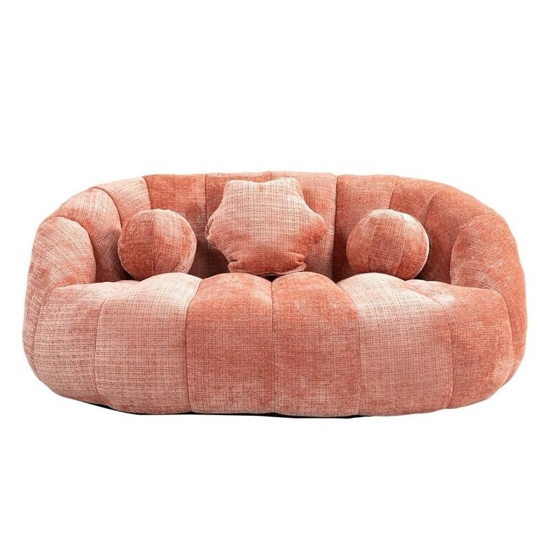 Lounger Bean Bag Chair With 3 Pillows