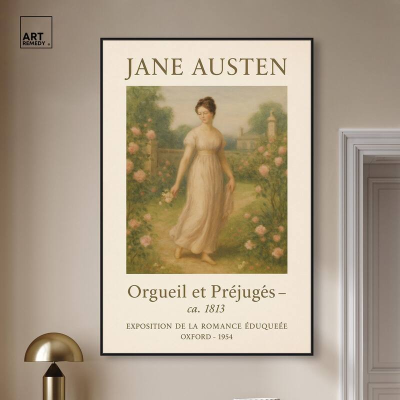 Lady in Austen's World Canvas by Art Remedy