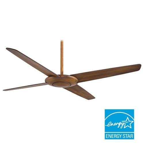 MinkaAire Pancake 52" 4 Blade Energy Star Indoor Ceiling Fan with Blades, Hand Held Remote Included