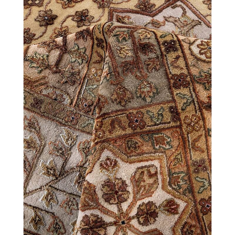 Tabriz One-of-a-Kind Hand-Knotted Area Rug, Beige - 8' 1" x 10' 2"