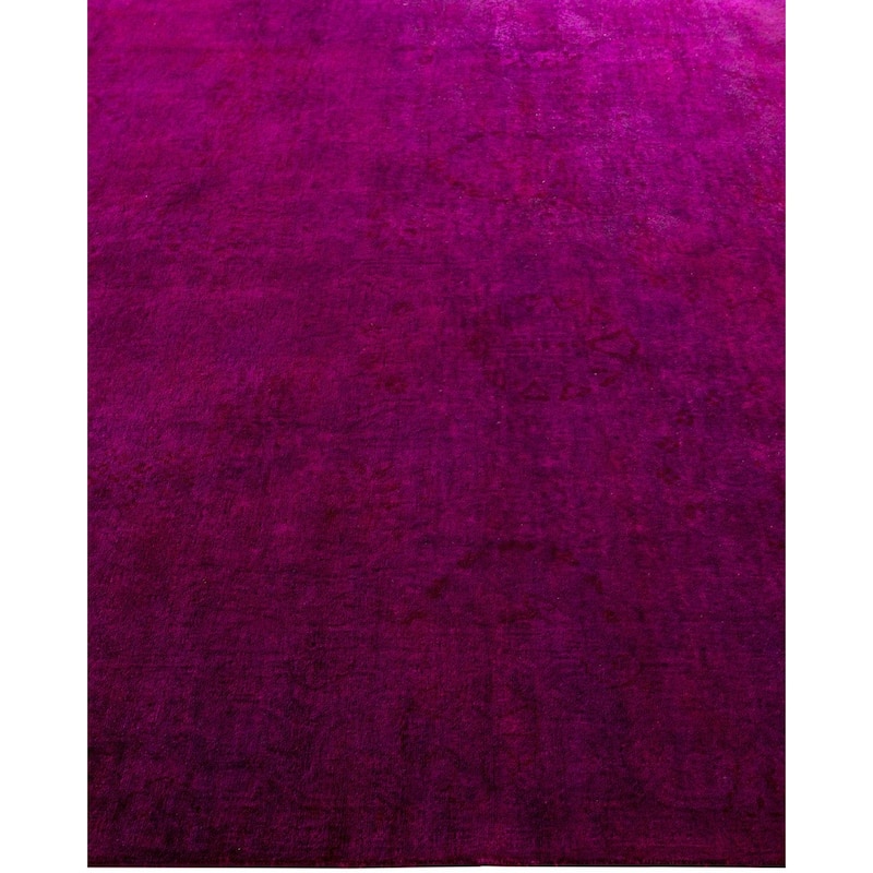 Fine Vibrance One-of-a-Kind Hand-Knotted Area Rug - Pink, 6' 2" x 9' 2" - 6' 2" x 9' 2"