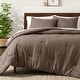 preview thumbnail 88 of 92, Bare Home Hypoallergenic Down Alternative Comforter Set Twin - Twin XL - Heathered Taupe