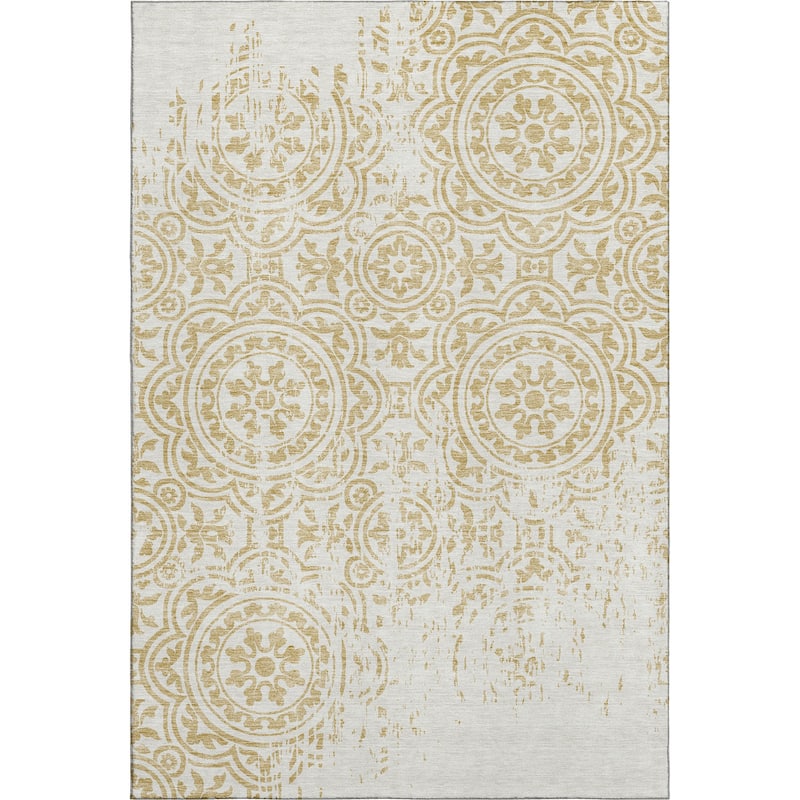 Premium Washable Super Soft Vanishing Medallion Mayfield Rug
