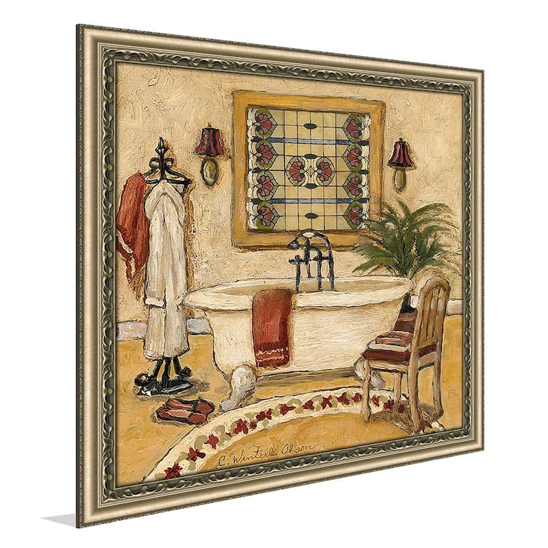 "Art Deco Bath II" Print on Acrylic.