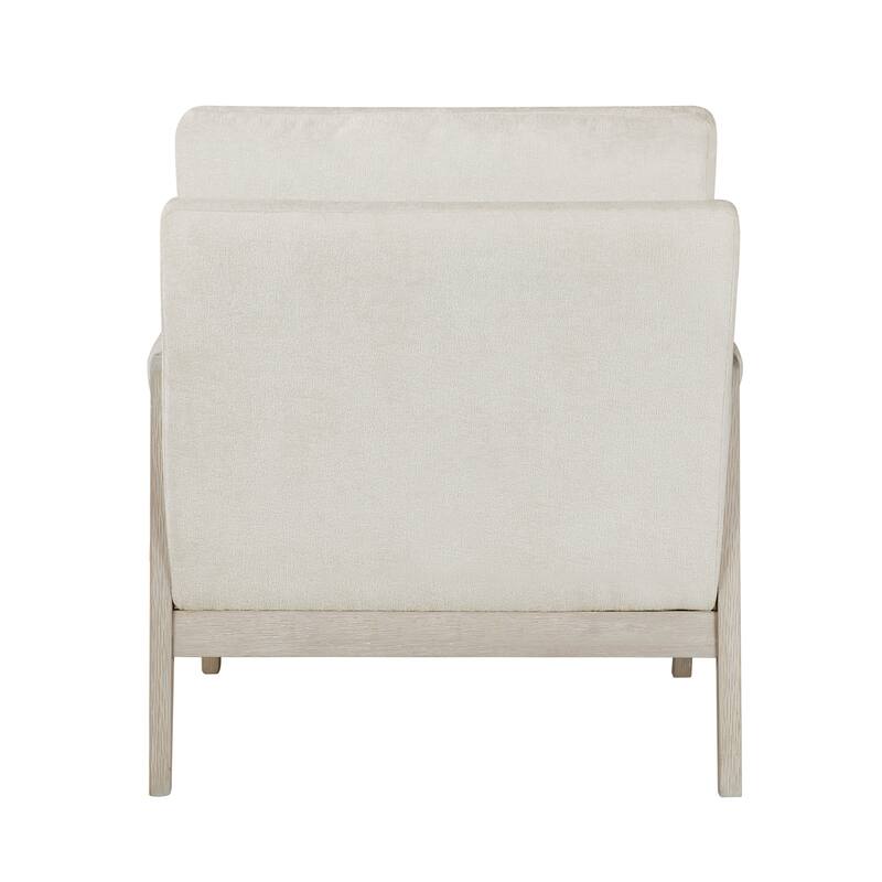Willia 31.5" Chenille Accent Chair - Light Brownish-Gray Finish Frame