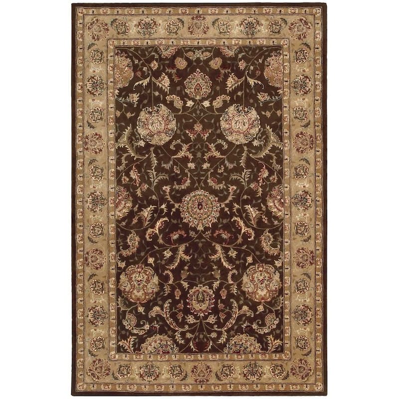 Nourison Hand-tufted Oriental Bordered Wool Area Rug