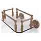 preview thumbnail 4 of 16, Allied Brass Prestige Skyline Collection Wall Mounted Glass Guest Towel Tray Brushed Bronze