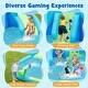 preview thumbnail 4 of 4, Inflatable Water Slide Blowup Water Park w/ Dual Slides & 584W Blower