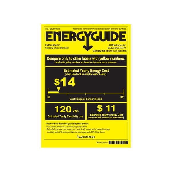 LG LG 2.4 cu.ft. Smart wifi Enabled Compact Front Load AllInOne