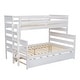 preview thumbnail 11 of 24, Wood Twin over Full Bunk Bed with Twin Size Trundle