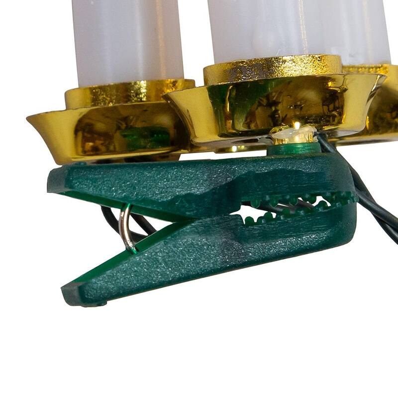 Kurt Adler LED Triple Candle Clip-On Light Set