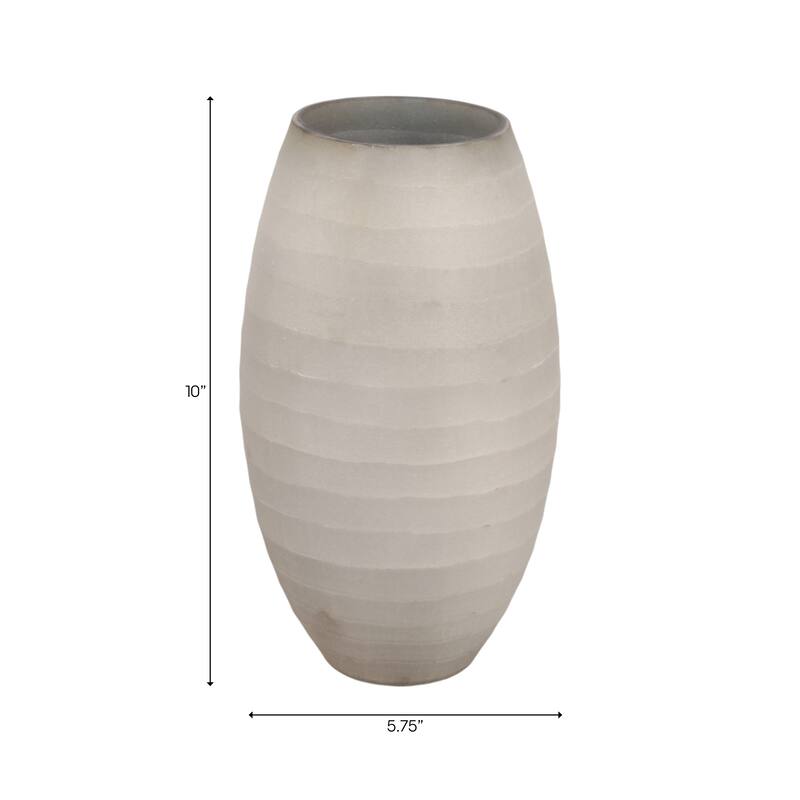 Glass Decorative Vase Modern Sleek Minimalist Contemporary Design