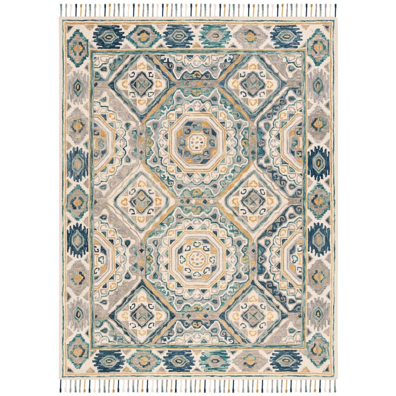 SAFAVIEH Handmade Aspen Elgard & Eclectic Tribal Wool Rug