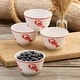 preview thumbnail 4 of 3, Certified International Beach House Lobster 8-Piece Melamine Canapé Plate & Dip Bowl Set - 6.00"L x 6.00"W x 0.25"H