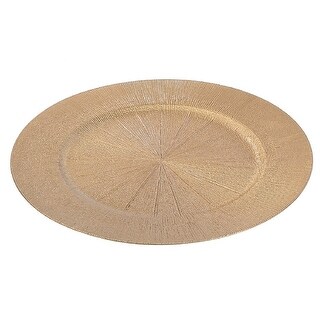 Charger Plate (Sandscript) (Gold) (13