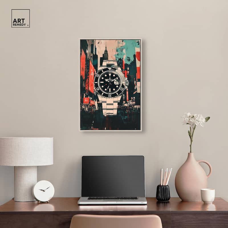 Cityscape Watch Canvas by Art Remedy
