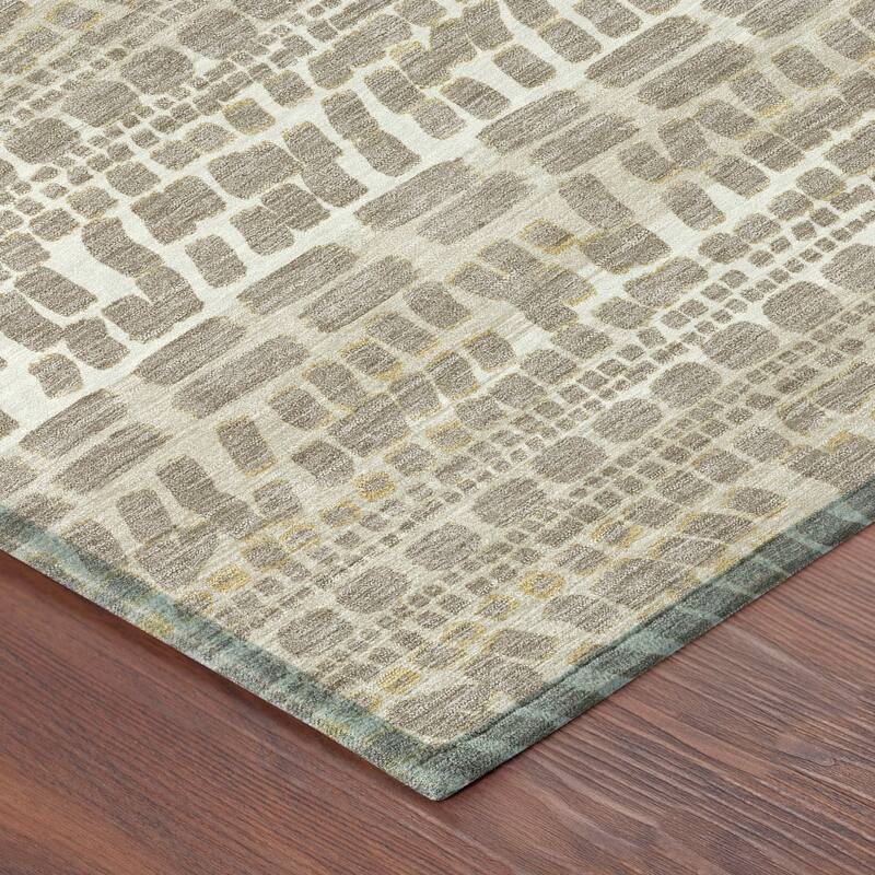 Machine Washable Indoor/ Outdoor Modern Winfield Chantille Rug