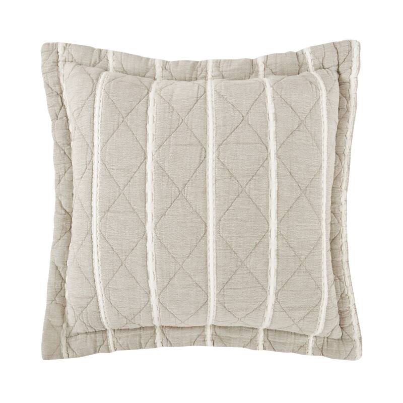 Playa 20" Square Decorative Throw Pillow Cover - Sand