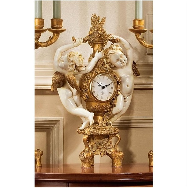 Design Toscano The Cherub's Harvest Clock