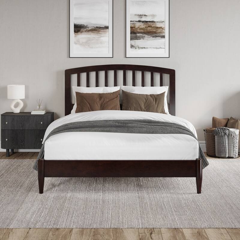 Quincy Solid Wood Low Profile Platform Bed
