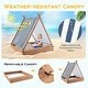 preview thumbnail 4 of 4, Wooden Sandbox Canopy Tent w/ Fir Wood Frame & 2 Bench Seats