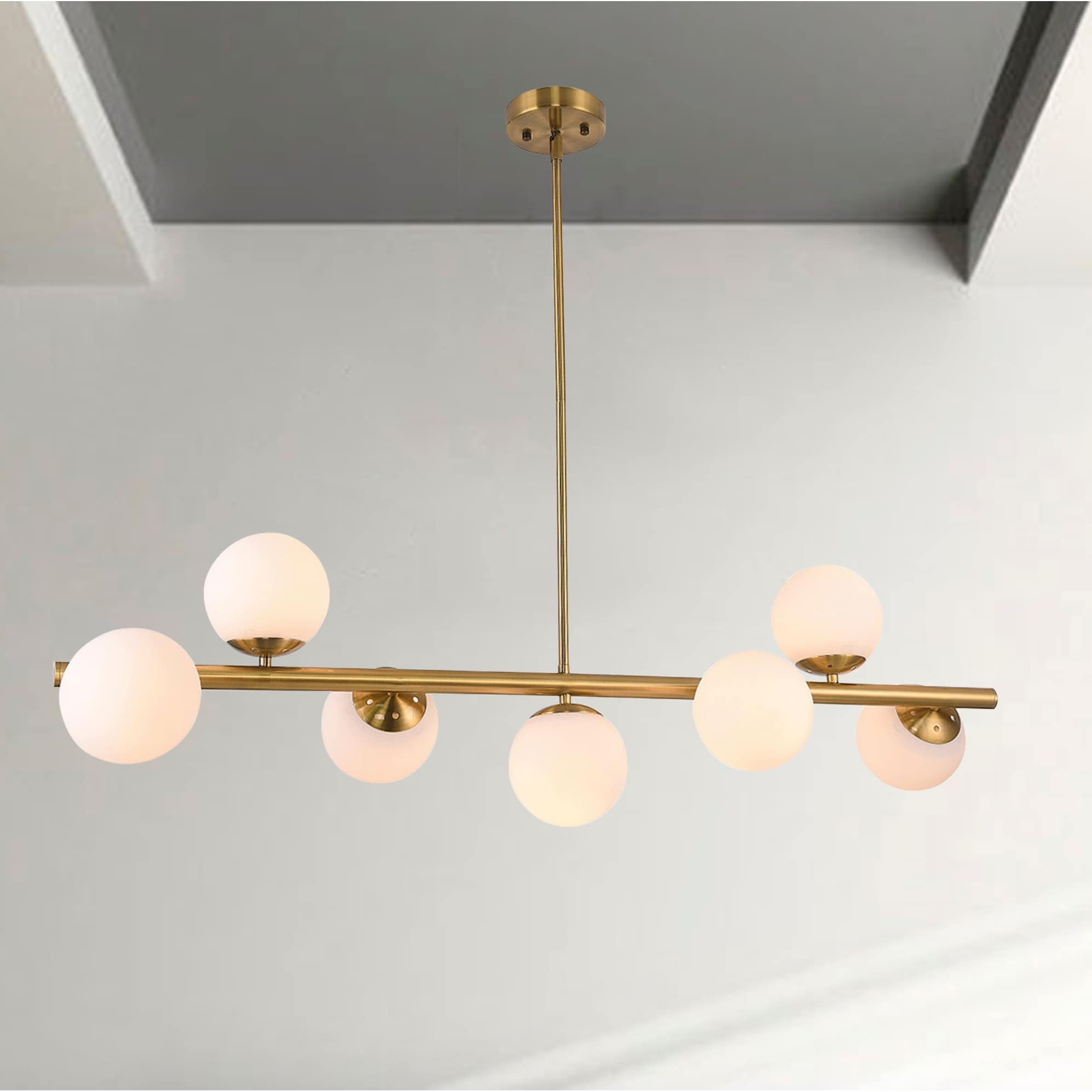 Warehouse of Tiffany Nethi Antique 7-light Chandelier - Antique Brass
