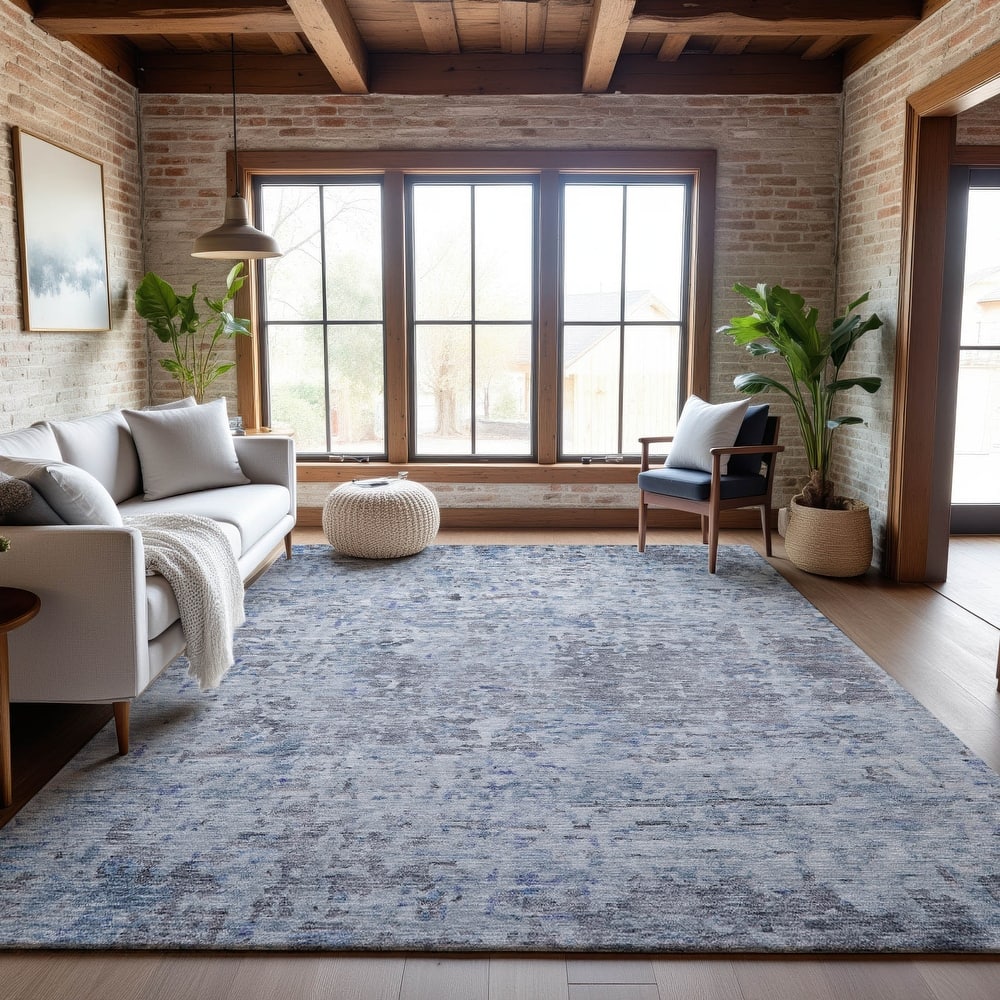 Premium Washable Super Soft Abstract Pixels Mayfield Rug