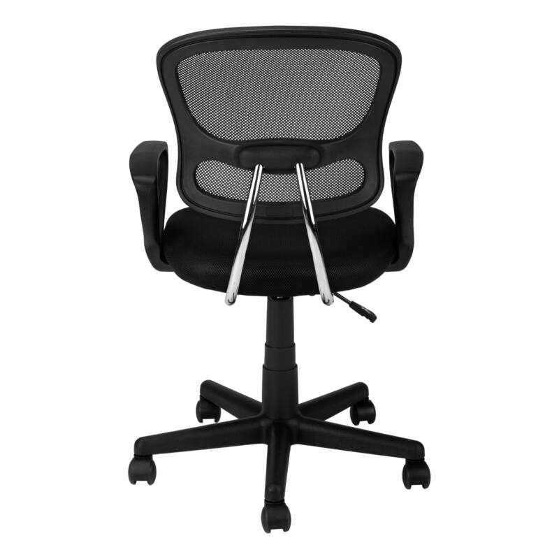 Ergonomic Computer Desk Chair, Adjustable Height Swivel Office Chair, Home Office Chair, Black