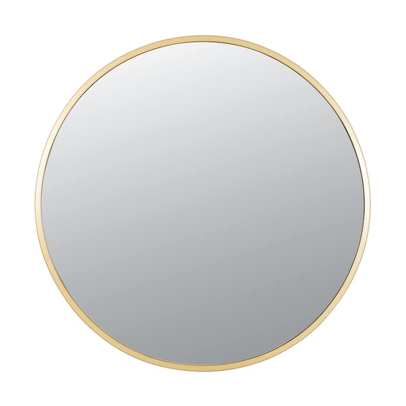 Varaluz Cottage Round Wall Mirror - Gold